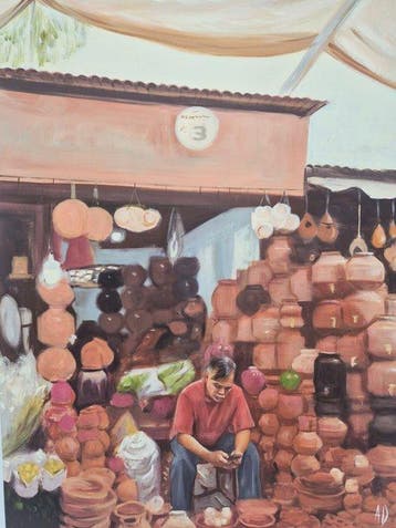 Anne Dias - (100% handpainted !) No tourist trap