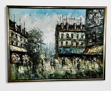 Caroline Burnett (1877-1950) - View of Paris, Antiquités & Art
