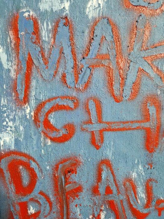 Mr Oreke - MAKE CHAOS BEAUTIFUL, Antiek en Kunst, Kunst | Schilderijen | Modern