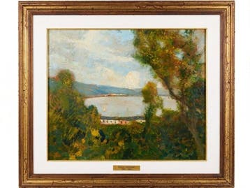 Raoul Viviani (1883-1965) - Paesaggio Lacustre