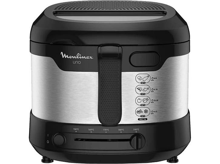 Moulinex -  Friteuse Uno  - Zwart, Electroménager, Friteuses à air, Envoi