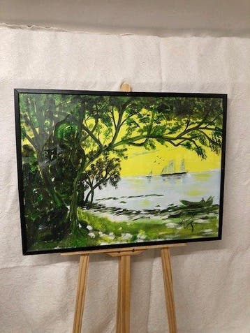 Kadart - Coucher de soleil Bord de mer aux voiliers