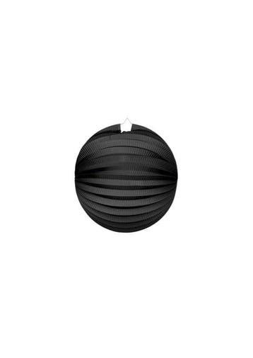 Zwarte Lampion 25cm, Verzenden, Nieuw