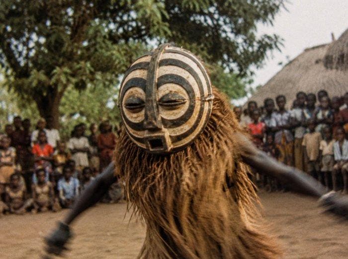 Masque rond - Luba Songye - République démocratique du Congo, Antiek en Kunst, Kunst | Niet-Westerse kunst