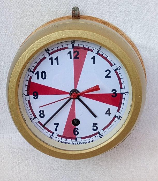 Scheepsklok - ChChZ Navy Clock - Legering, Aluminium -, Antiquités & Art, Curiosités & Brocante