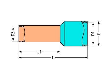 Wago Wire End Sleeve - 216-204 [1000 Pièces], Verzenden