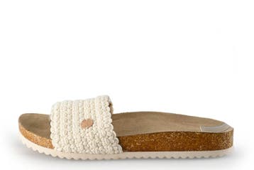 Esprit Slippers in maat 39 Beige, Slippers, Verzenden, Beige, Zo goed als nieuw