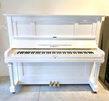 Piano Yamaha U3 blanc laqué comme neuf, accordé et garanti, Muziek en Instrumenten, Piano