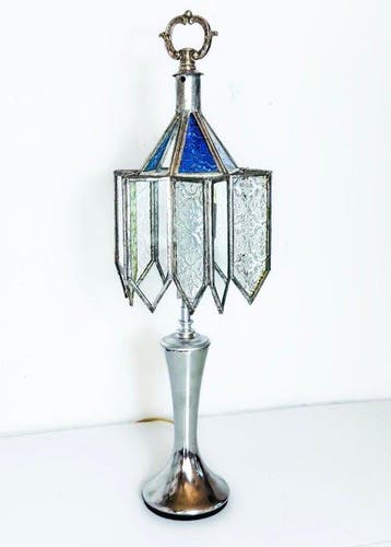 Tafellamp - Glas, Metaal