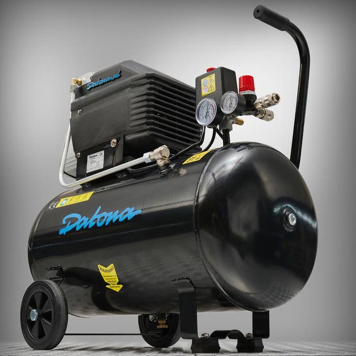 Datona Werkplaats compressor - 50L - 230V - Datona, Doe-het-zelf en Bouw, Compressors, Ophalen of Verzenden