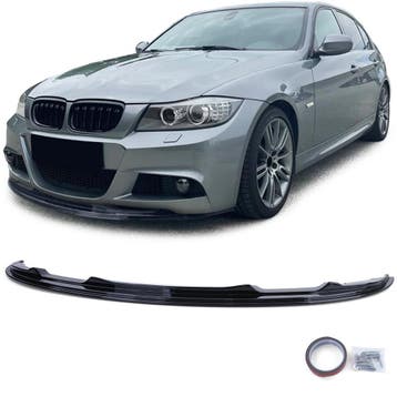 Front Spoiler Glans Zwart BMW 3 Serie E90 E91 LCI B9571, Autos : Pièces & Accessoires