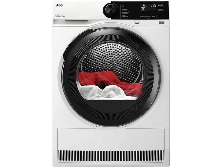 AEG TR7T65685 - Warmtepompdroger - 8 kg - SensiDry® - Wit, Electroménager, Sèche-linge, Envoi