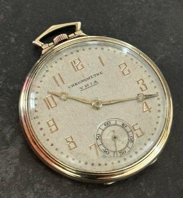 Yria - Montre à gousset / de poche - Chronomètre - Boîtier, Bijoux, Sacs & Beauté
