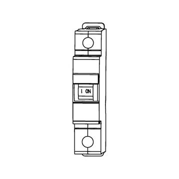 DLS 6I Disjoncteur Monopolaire 16A C-Courbe 10kA - 09916203, Bricolage & Construction, Verzenden