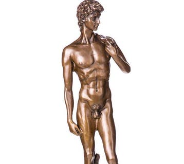 Figuur - Mythologische Bronzefigur „Dawid“ – Klassische