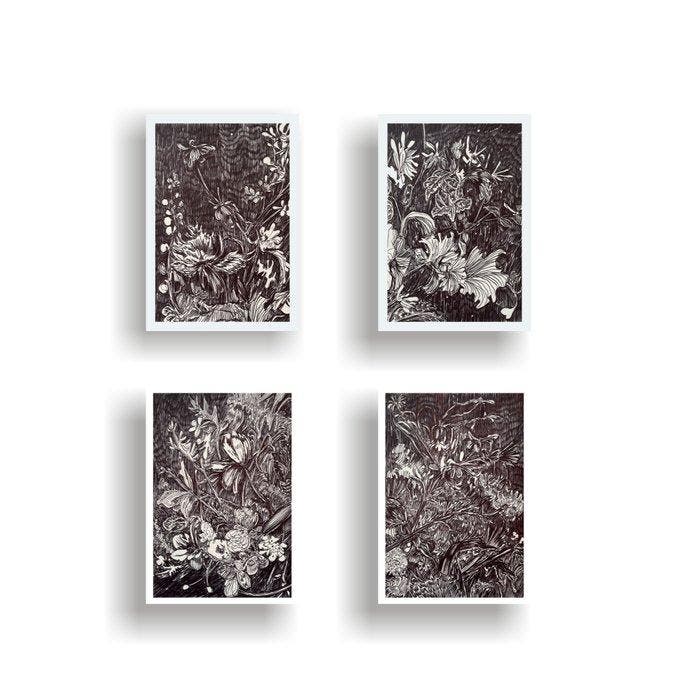 N. Magro - Collectables: “ Four Dark Natures ”, Antiek en Kunst, Kunst | Designobjecten