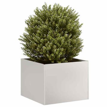 vidaXL Plantenbak 40x40x30 cm roestvrij staal, Verzenden