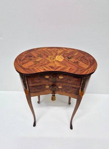 Bijzettafel - Hout, geïncrusteerd - Fagiolo Luigi IV