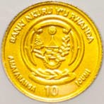 Rwanda. 10 Francs 2018 1 Deutsche Mark - Germany with