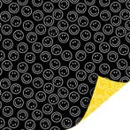 3m Dubbelzijdig cadeaupapier Smiley zwart geel (Inpakpapier), Ophalen of Verzenden, Nieuw