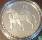 Ierland 15 euro 2010 (PROOF) The horse, Verzenden, Overige landen, Goud, 5 euro