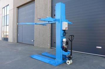 TyreON 1 Koloms Verrijdbare Hefbrug 2,5T 230V Volautomaat, Nieuw
