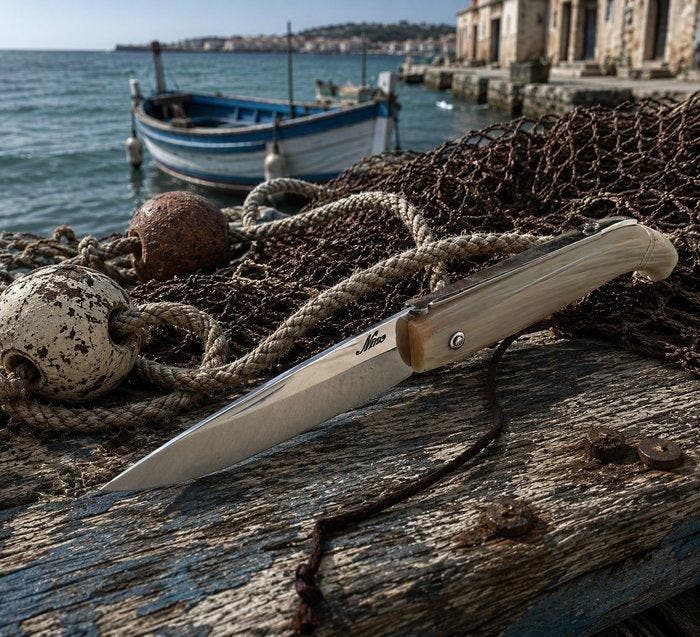 Nino Nino “Pescatore Adriatico Lux” – Coltello tradizionale, Antiek en Kunst, Antiek | Keukengerei