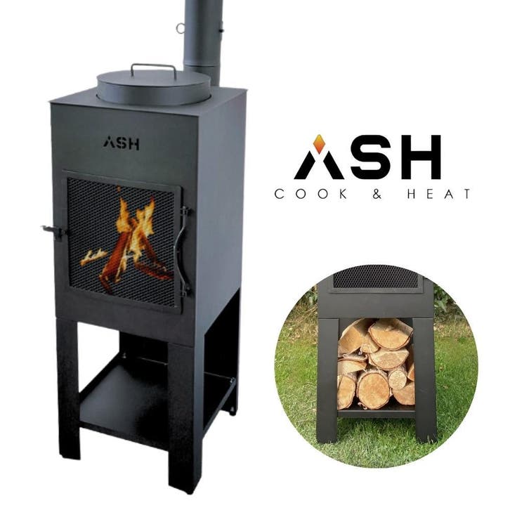 ASH® - Stoke - Tuinhaard met BBQ, Huis en Inrichting, Kachels, Nieuw, Verzenden