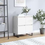 vidaXL Dressoir 60x35x70 cm bewerkt hout wit, Verzenden