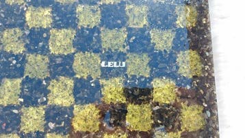 Jeu déchecs - Original LELU CHESS SET 100% obsidienne dorée