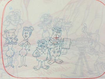 Hanna-Barbera - Lot van 3 originele animatietekeningen van, Nieuw in verpakking