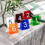 Tafelnummer Bordjes - Gekleurde Acryl - Dubbelzijdig - Resta, Verzenden, Nieuw