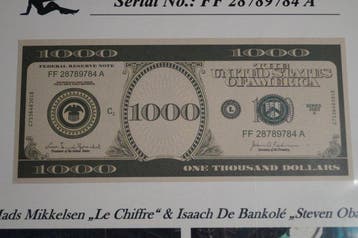 James Bond 007: Casino Royale - Movie Prop - Original 1000, Nieuw