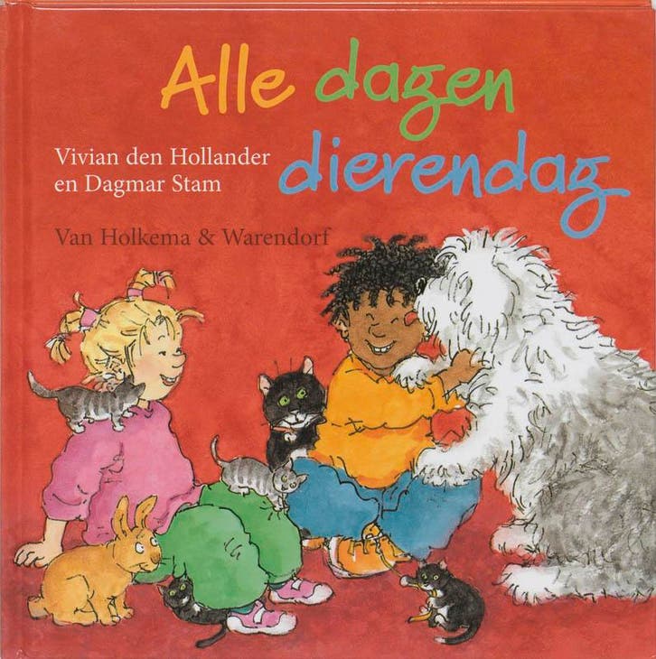 Alle dagen dierendag 9789026917578 Vivian den Hollander, Livres, Livres pour enfants | 0 an et plus, Envoi