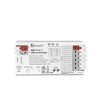 GLEDOPTO GL-C-201W ledcontroller - 5-in-1 - wifi en RF, Hobby en Vrije tijd, Elektronica-componenten, Verzenden, Nieuw