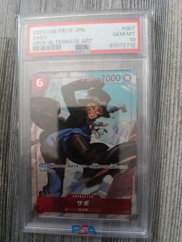 One Piece - 1 Graded card - One Piece - Sabo #007 Alternate, Nieuw