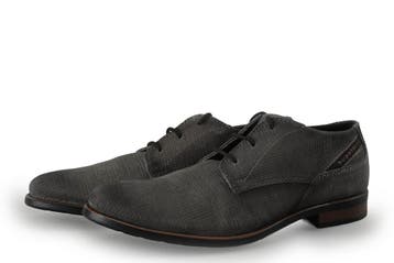 Bugatti Veterschoenen in maat 41 Grijs, Kleding | Heren, Schoenen, Bugatti, Overige kleuren, Verzenden, Zo goed als nieuw