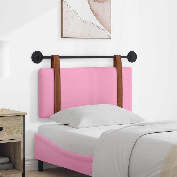 vidaXL Hangend hoofdbord Roze Antiek PU, Huis en Inrichting, Slaapkamer | Bedden, Nieuw, Verzenden