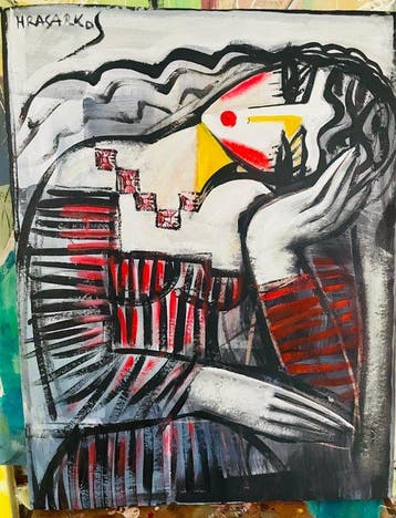 Hrasarkos (1975) - La Méditation Intérieure - cubisme