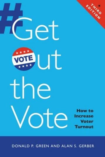 Get Out The Vote 9780815725688 Donald P. Green, Verzenden, Gelezen, Donald P. Green