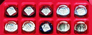 Collection de capsules de champagne - capsules de champagne