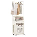 2dekans | Rolbare Wasmand met Kleerhanger Beige - 40 x 29,5, Ophalen of Verzenden, Nieuw