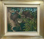André Duranton (1905-?) - Scimmie, Antiek en Kunst