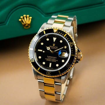 Rolex - Submariner Date Two Tone - 16613T - Homme -, Handtassen en Accessoires, Nieuw