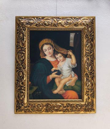 Angelo Pisani (1885-1950), da Pierre Mignard - Madonna col