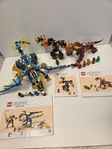 Lego Set - Ninjago - 71796 Elementdraak VS Mecha van de, Nieuw