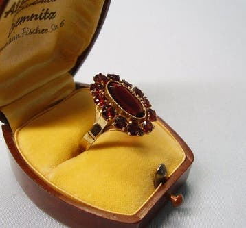Zonder minimumprijs - Ring - 8 karaat Geel goud - 4.00ct., Nieuw