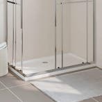 vidaXL Douchebak rechthoekig 70x120 cm ABS wit, Verzenden, Nieuw