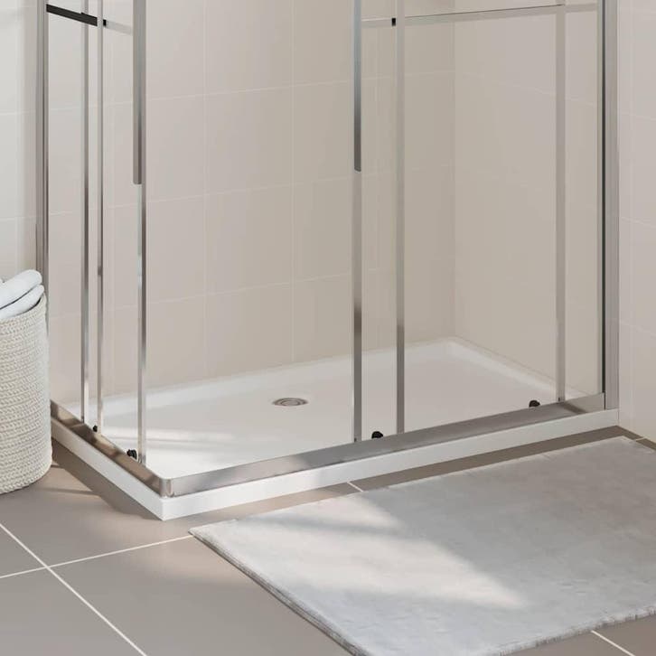 vidaXL Douchebak rechthoekig 70x120 cm ABS wit, Bricolage & Construction, Sanitaire, Envoi