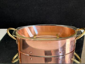 Assiette de service - Pyrex, Cuivre, Antiek en Kunst